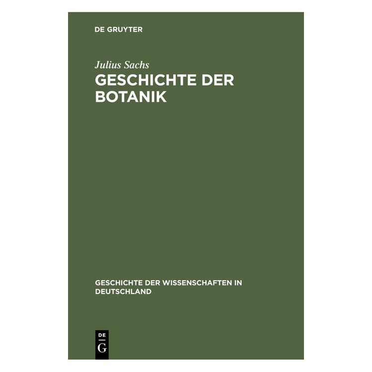 De Gruyter Julius Sachs (Deutsch, Hardcover, Julius Sachs) (41817360)