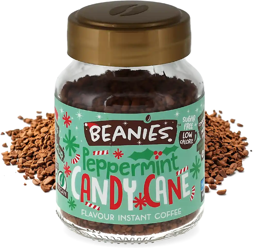 Beanies   Peppermint Candy Cane - 50 g oploskoffie