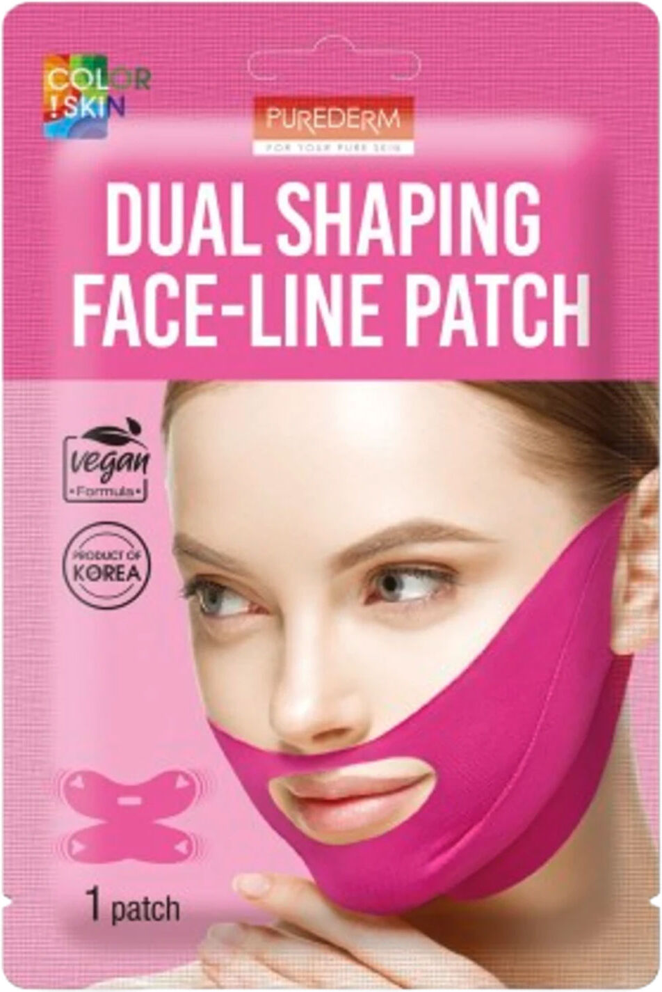PUREDERM Color!Skin Dual Shaping Face-Line Patch