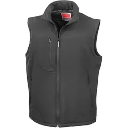 Result Softshell Bodywarmer, black, S
