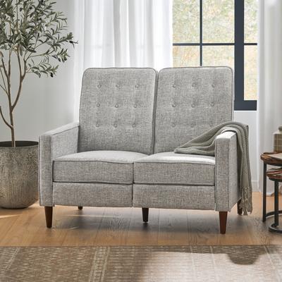 Christopher Knight Home Denison Upholstered Loveseat Pushback Recliner