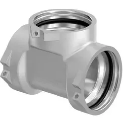 Uponor, Rohrverbindungstechnik, RS tee RS2-RS2-RS2 - forkromet messing (T-Verbindung)