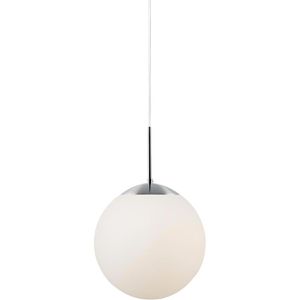Nordlux Pendelleuchte Cafe, mit E27-Fassung, Ø 20 cm, aus Glas, weiß