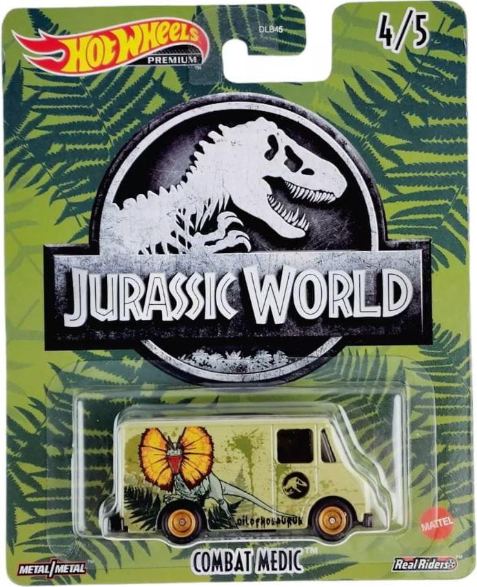 Mattel Hot Wheels Jurassic World Combat Medic voertuig