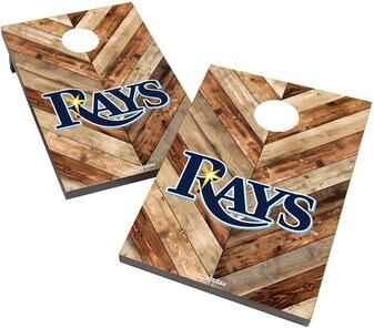 Skip's Garage Tampa Bay Rays 2x4 MLB Cornhole Bag Toss