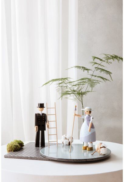 Kay Bojesen Hyrdinde, Lys Blå H20 Cm