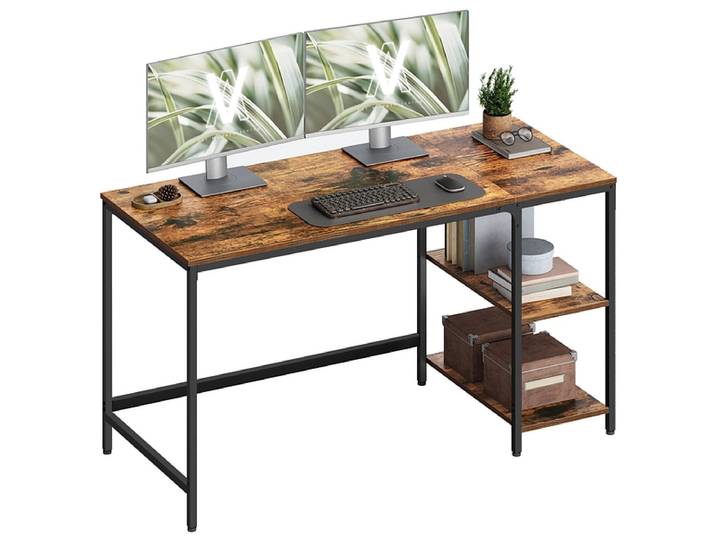 Schreibtisch SONGMICS RUSTIK 60x140x76cm vintage braun