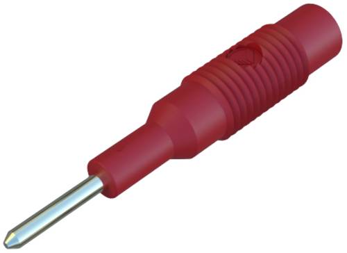 Hirschmann Test & Measurement MZS 2 Übergangsstecker Stecker 2mm - Buchse 4mm Rot