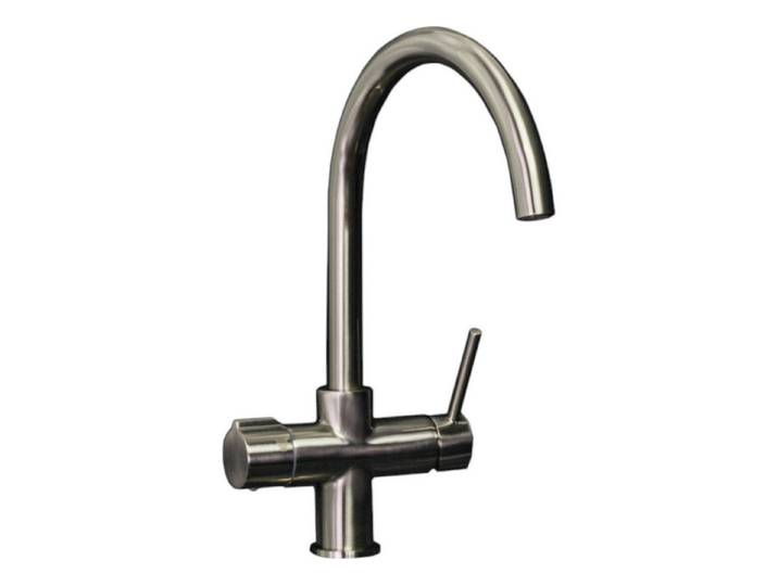 BieTal Küchenarmatur Wasserhahn Küche Armatur BieTal® BT-504 5-Wege C-Auslauf Mischbatterie Kaltwasser & Warmwasser & filtriertes stilles kaltes Sprudelwasser