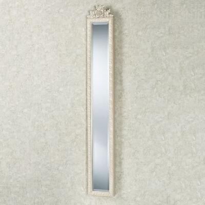 Touch of Class Giuliana Floral Wall Mirror Panel Ivory , Ivory