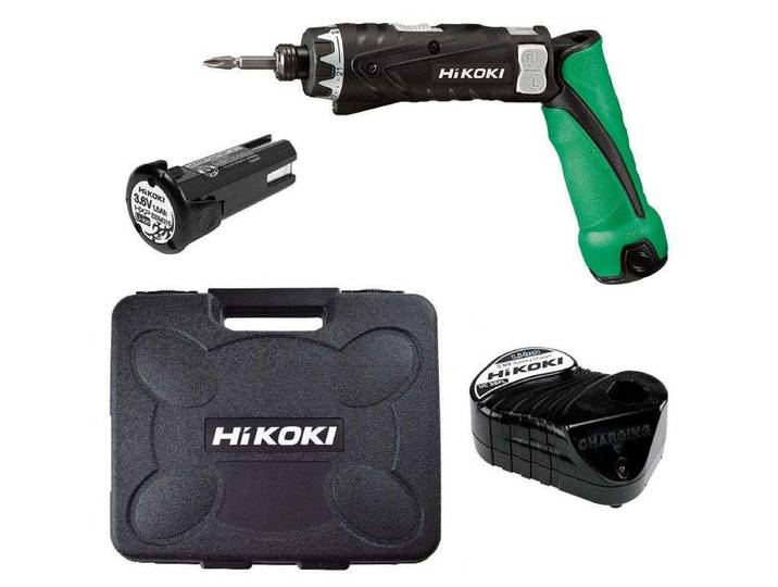 Tournevis HIKOKI DB3DL2WCZ de 3\,6 V Li-ion HXP 1\,5 Ah
