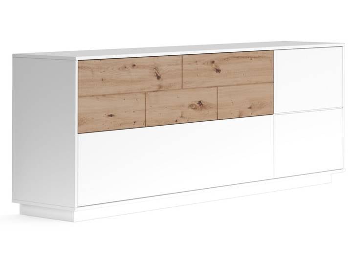 Z2 Sideboard SOLE, Weiß, Holznachbildung