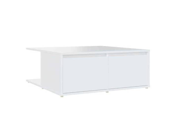 Table Salon et séjour - ORVEL - Table basse - blanc - 80x80x31 cm - bois d'ingénierie 94508