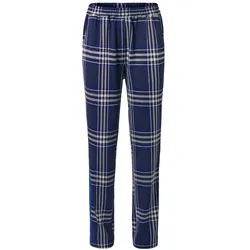 Tchibo - Karierte Joggpants - Damen - Gr. M - weiß/kariert