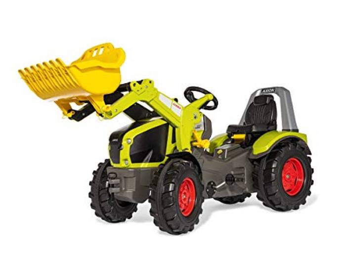 ROLLY TOYS Trettraktor rollyX-Trac Premium Claas Axion 950 (für Kinder von 3-10 Jahre, Flüsterlaufreifen) 651092