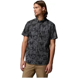 Columbia Rapid Rivers Printed Short Sleeve Shirt charcoal, midrange camo (030) S