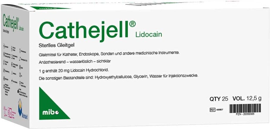 Cathejell Lidocain Steriles Gleitgel Zhs 12,5 G
