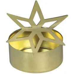Teelichthalter Vano Stern gold