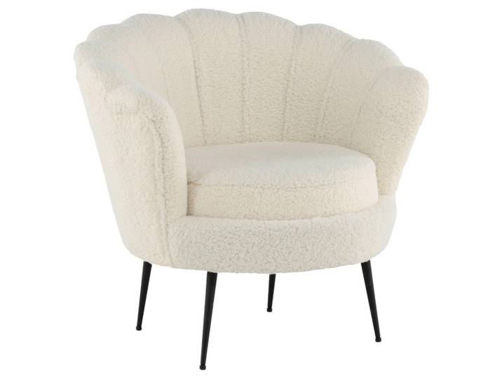 Livetastic Sessel, Schwarz, Weiß, Metall, 83x76x77 cm, Wohnzimmer, Sessel, Sonstige Sessel