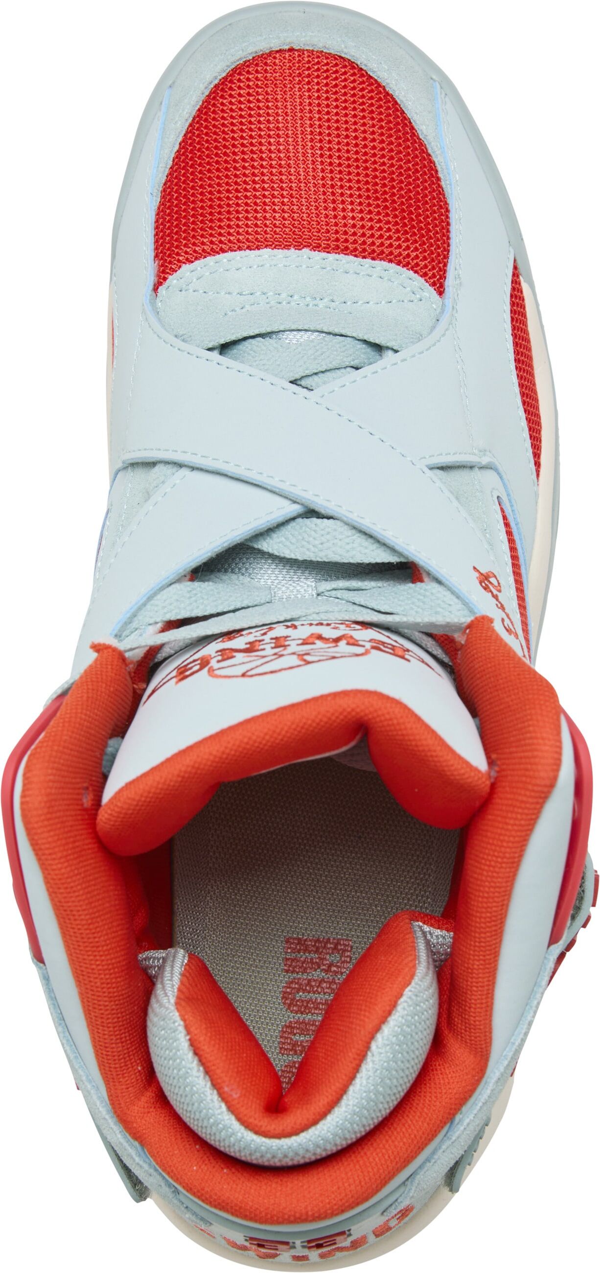 Trainingsschuh EWING "Ewing EWING ROGUE", Herren, Gr. 42.5, blau (stonewash blau, rot, antique weiß), Leder, Schuhe