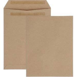 Mailmedia Versandtaschen braun, C5, ohne Fenster, selbstklebend, aus Papier, 250 Stück