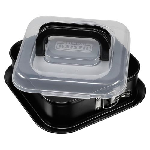KAISER Inspiration Springform quadratisch 24 x 24 cm mit Haube