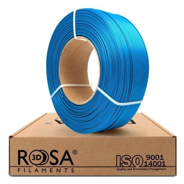 Konjac Sponge ROSA3D Filament ReFill PLA Starter 1,75mm Capri Blue Satin 1kg (PLA, 1158 g, 1.75 mm) (PLA-BLUEs-175-1R-ROS)