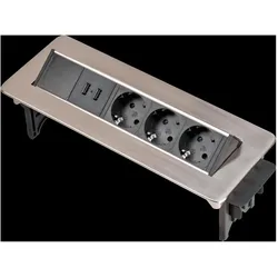 Brennenstuhl, Steckdosenleiste, Indesk Power (5x, USB-A, 2 m)