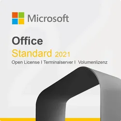 Microsoft Office 2021 Standard Open License, Terminalserver, Volumenlizenz
