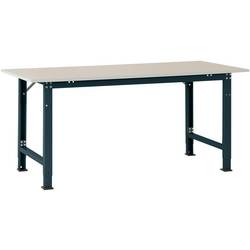 Manuflex AS0032.7016 Packtisch PACKPOOL Spezial mit Melaminplatte, BxTxH = 2000 x 800 x 722-1022 mm Anthrazit