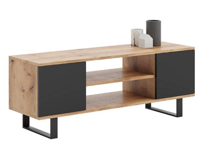 Raumhirsch Furniture Lowboard Focus, Stehendes Fernsehregal für das Wohnzimmer (Fernsehkommode, TV Schrank, TV Board stehend), Elegant & Funktional
