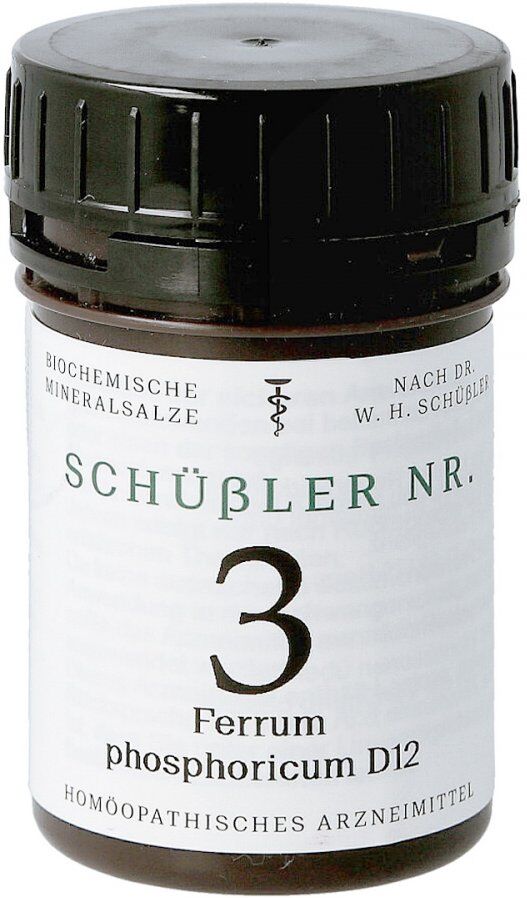 Schüssler Nummer 3 Ferrum phosphoricum D12 Tabletten