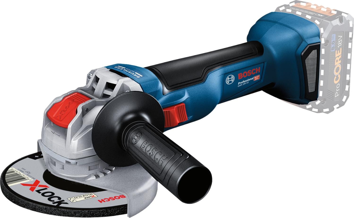 Bosch GWX 18V-10 solo CLC Akku-Winkelschleifer