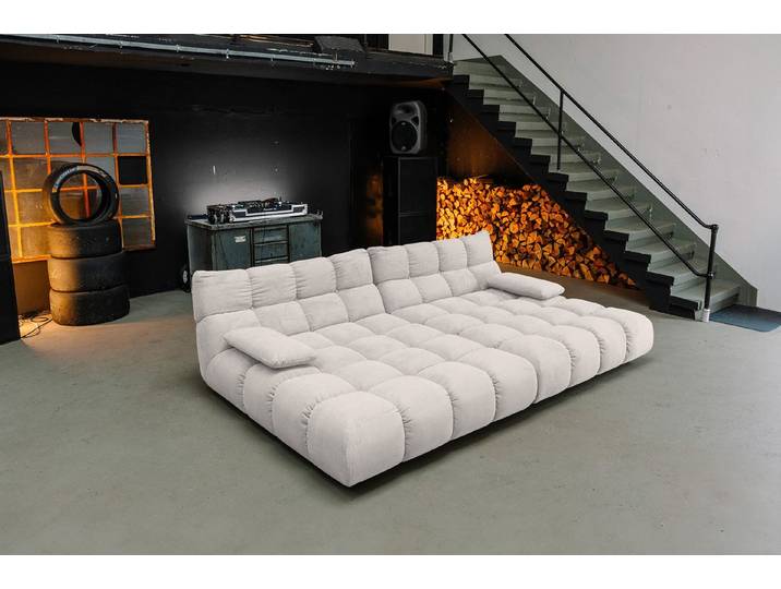 KAWOLA Big-Sofa VIVIEN Riesensofa Cord - Entspannung pur - Modernes Wohnen, XXL Couch mit Feincord Bezug – Maximaler Komfort, Top Design