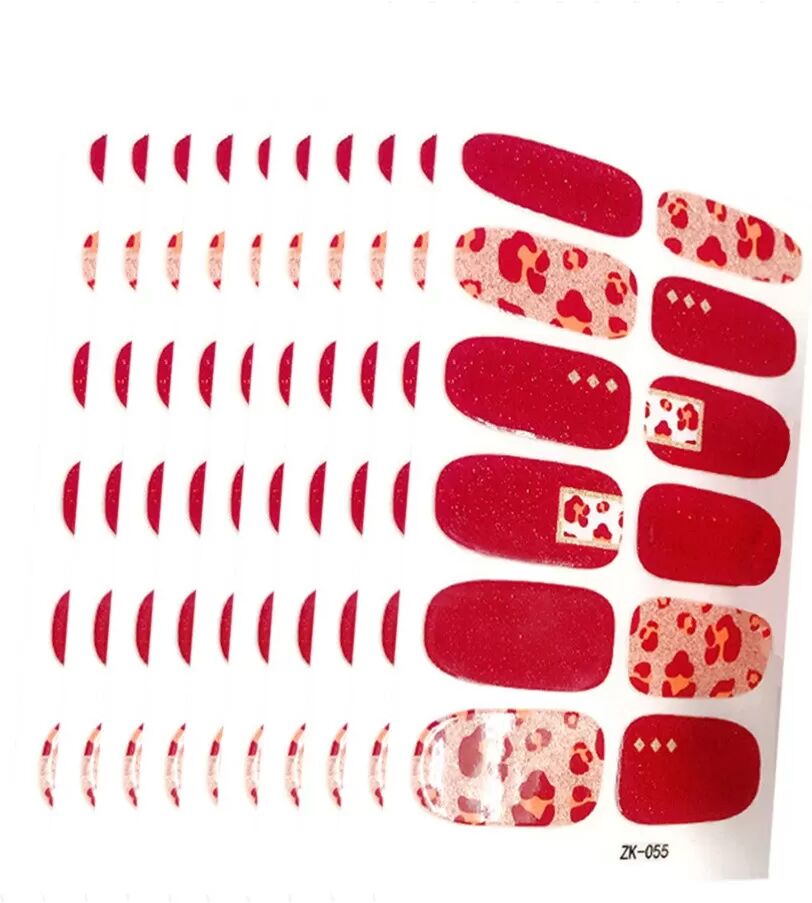 INF 10 Blatt Nagelsticker mit Nagelfeile - 3D Blumen Wasserdichte Nagelaufkleber