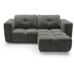 ECKSOFA ARTE 01 Grau Chenille mit Schlaffunktion