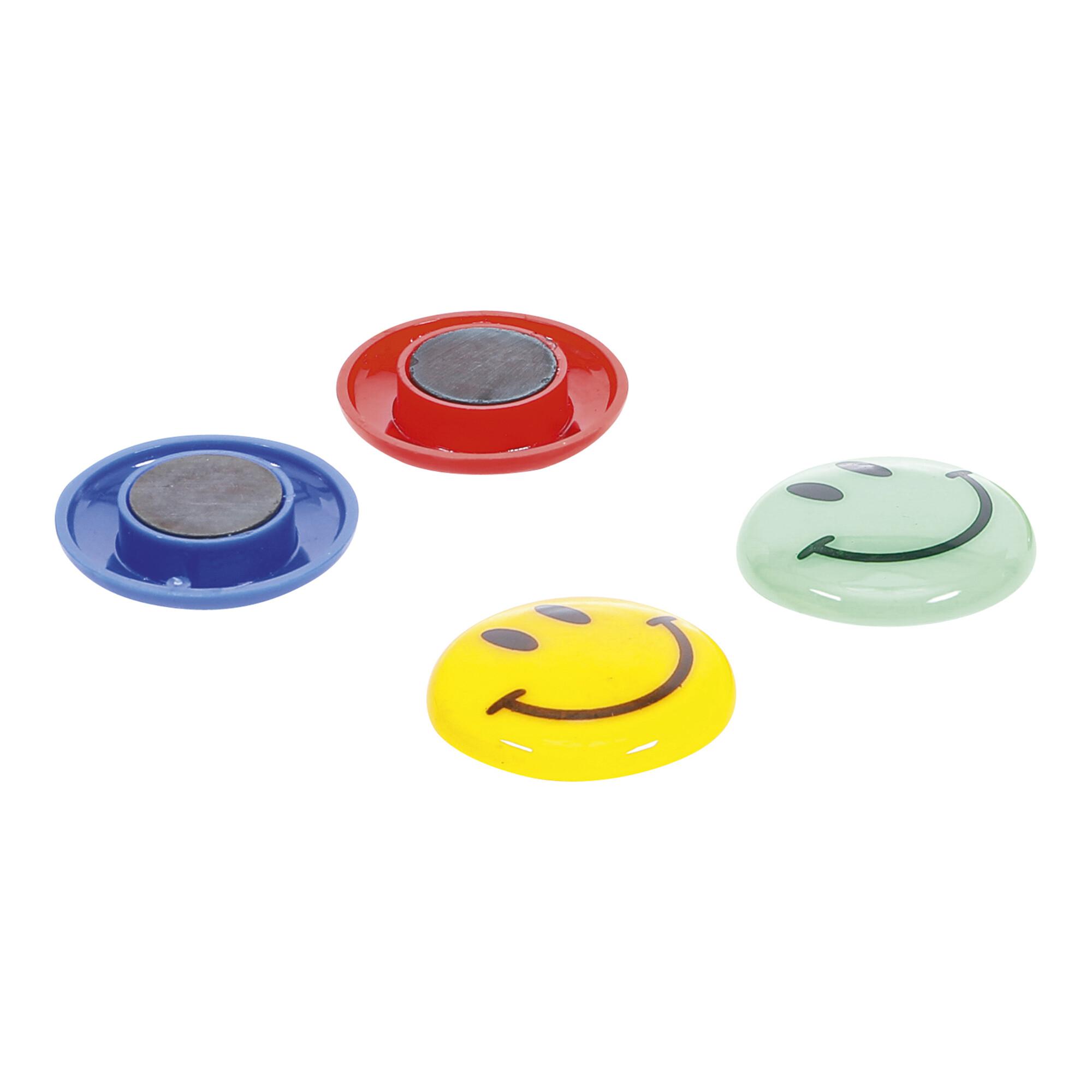 BGS Do it yourself Magnet-Satz Zoll Smile Zoll Ø 40 mm 4-tlg. (85812)