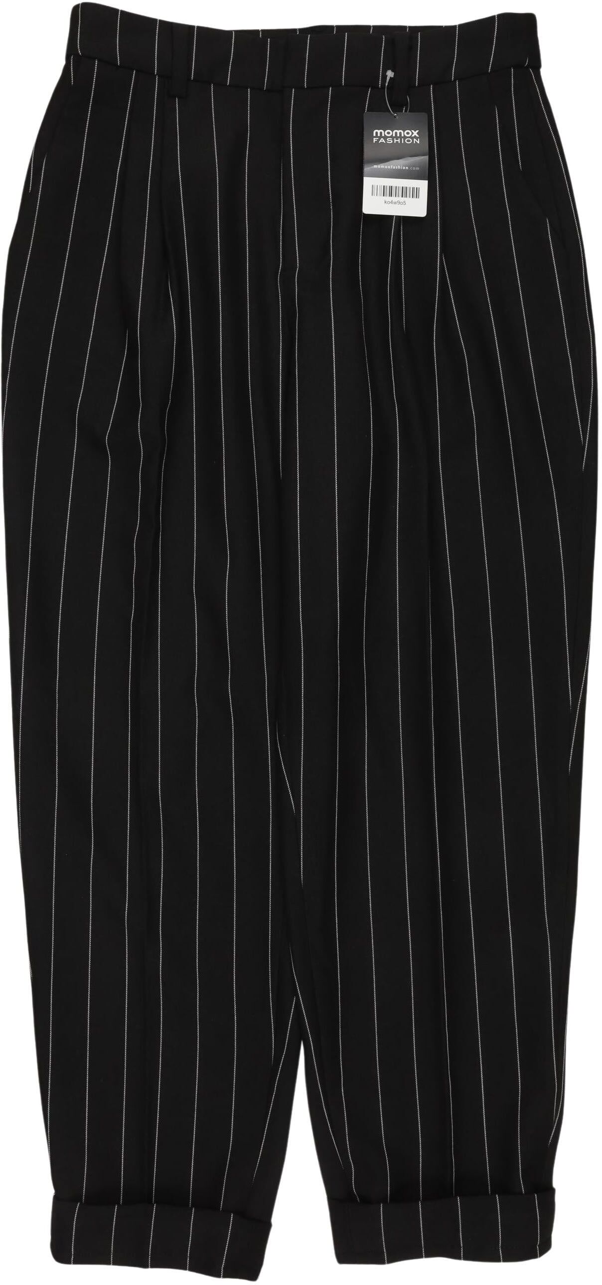 Minimum Damen Stoffhose, Schwarz, Gr. EU 36, Synthetik / Viskose - Second Hand