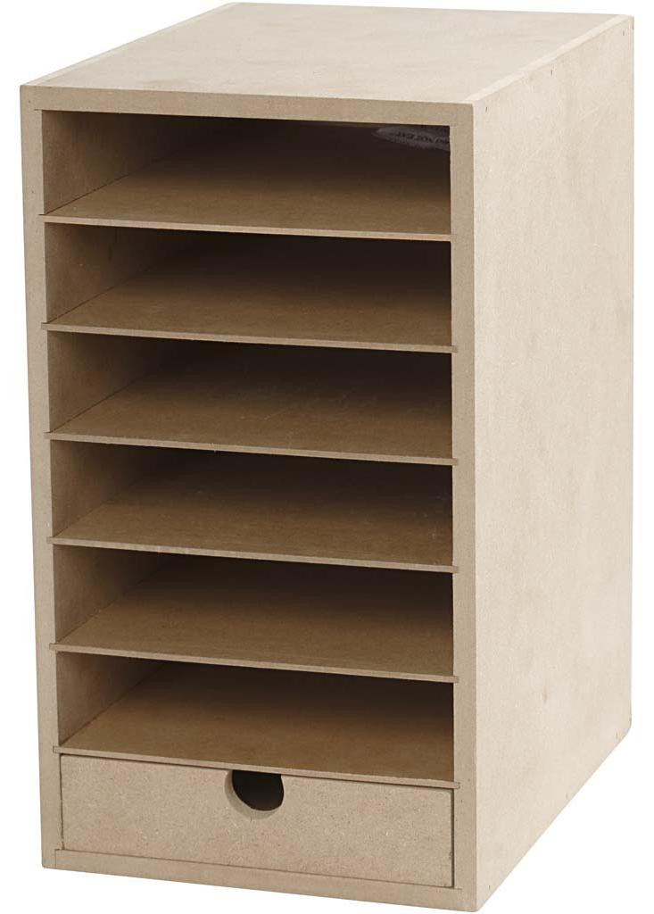 Creativ Company Papieren container A5, MDF, Diepte: 24,5 cm