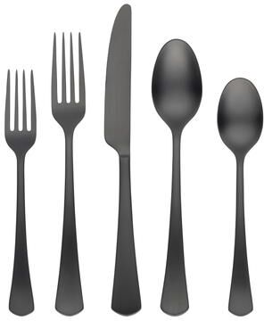 Cambridge Morgan Black 20-Piece Flatware Set