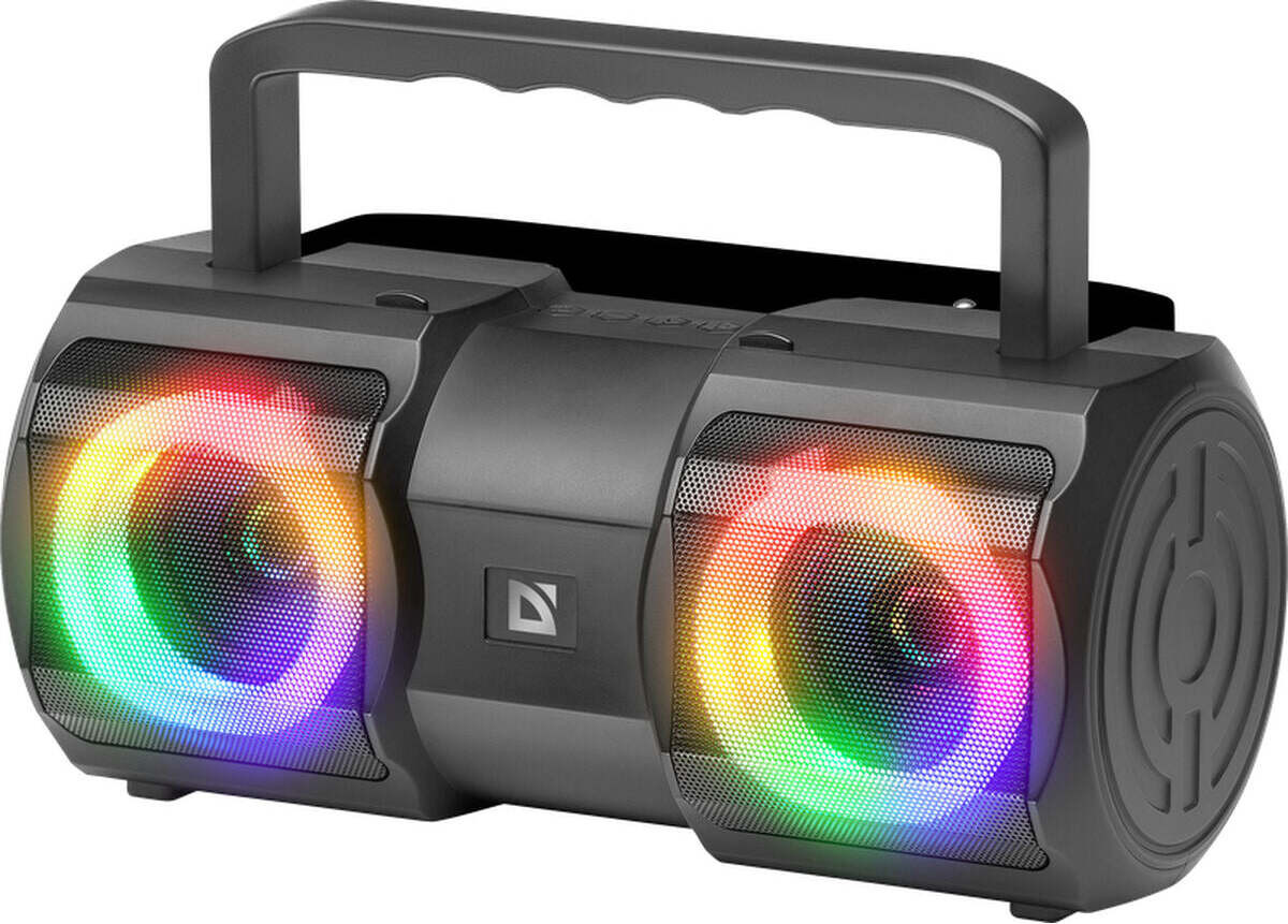 Defender Beatbox 20 Bluetooth Luidspreker met licht, 20W, FM-radio, microfoon, USB en TF-kaartlezer