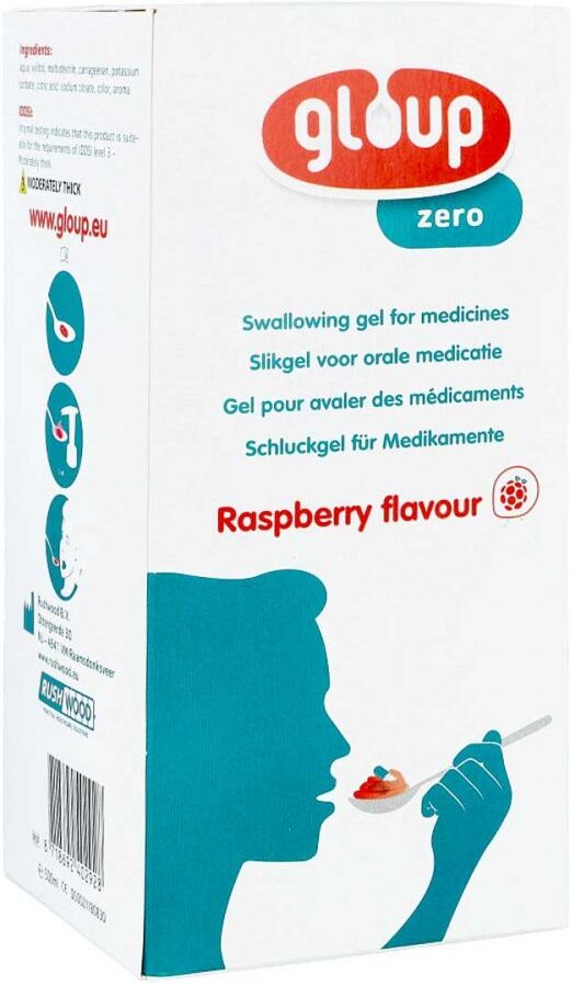Gloup Zero Medikamenteneinnahme Gel Himbeere 500ml