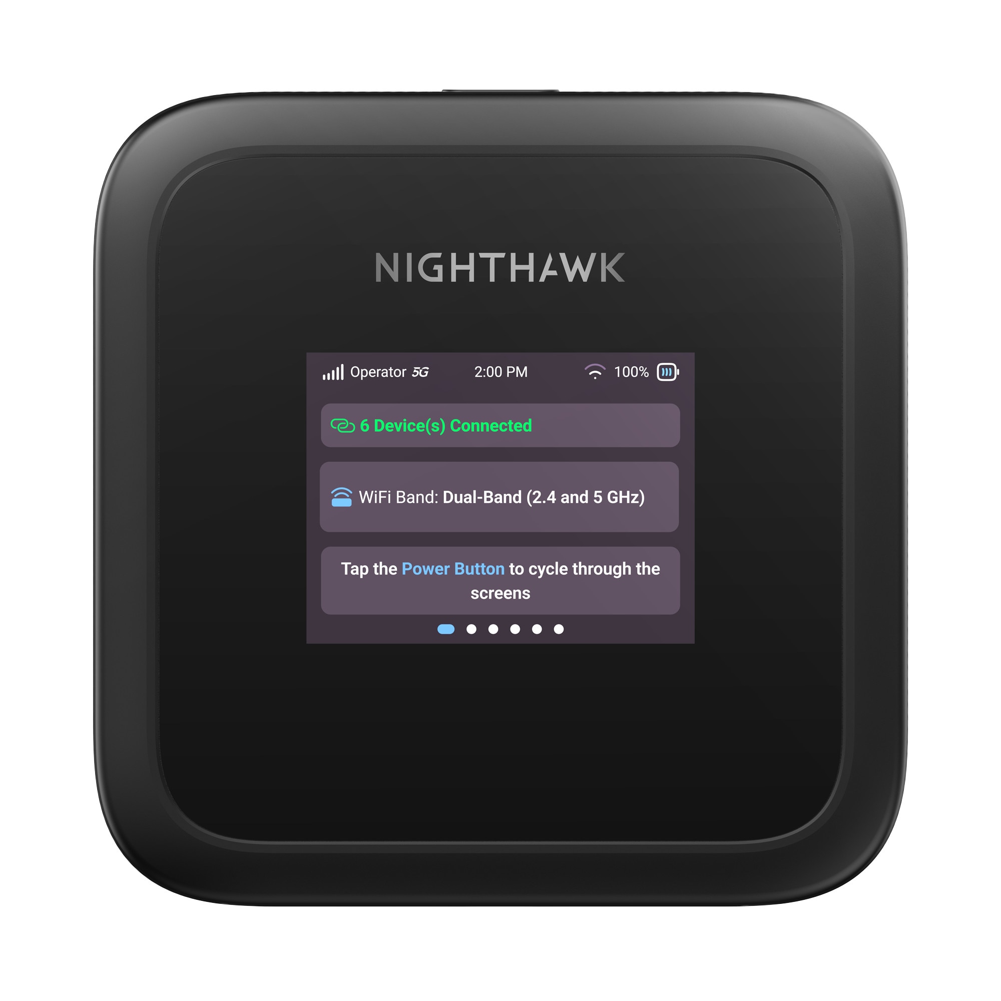 NETGEAR Nighthawk M3 - Mobiler Router 5G mit WiFi 6, bis zu 2,5 GBit/s - SIM-Steckplatz entsperrt - Tragbarer WLAN-Hotspot zur persönlichen/geschäftlichen Nutzung - 5G- und 4G-MiFi - AX3600 WiFi 6, bis zu 32 Geräte (MH3150)