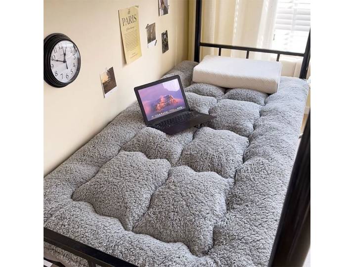 Matelas Pliable 120x200 cm Japonais Épais Tapis De Lit Matelas Matelas en polaire simple Peu Encombrant Pliant Et Enroulabl MATELAS