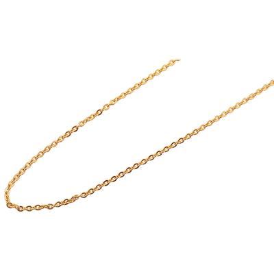 Kette ohne Anhänger ADELIA´S "Halskette – Ankerkette aus Edelstahl 40 cm", gold, Halsketten, Damen, 40cm, Edelstahl, Geschenkidee: zeitlos und vielseitig