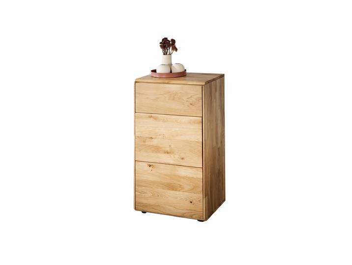 Kommode mit Schublade Wildeiche massiv geölt 51 cm - SKOV