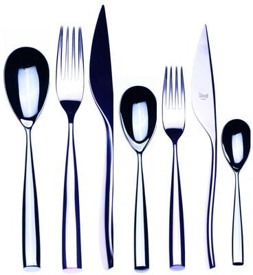 Mepra Arte Flatware Set - 42 Pieces - Stainless Steel