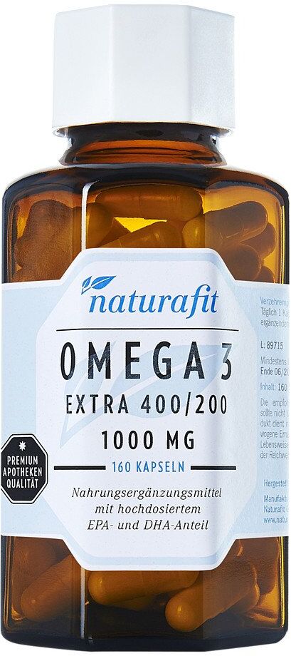 Naturafit Omega 3 extra 400/200 Kapseln