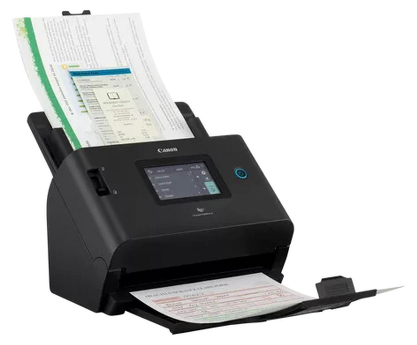 Canon DR-S350NW, 600 x 600 DPI, 50 Seiten pro Minute, 100 ipm, ADF-Scanner, Schwarz, LCD