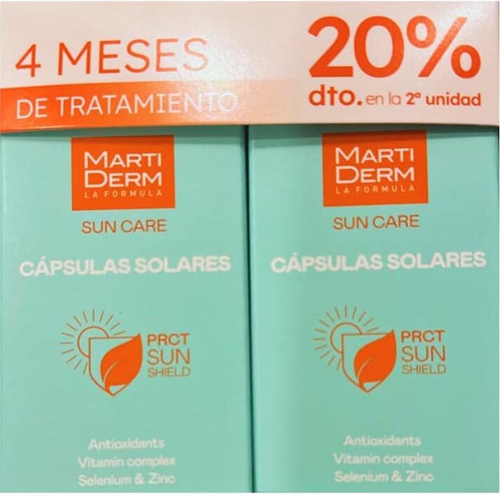 MARTIDERM Sun Care Cápsulas Solares Pack 2x60caps